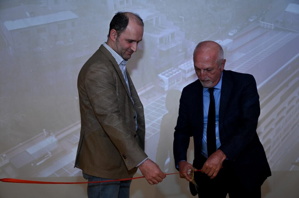 Opening ceremony for solar power plant implemented by Shtigen for Synergy business center